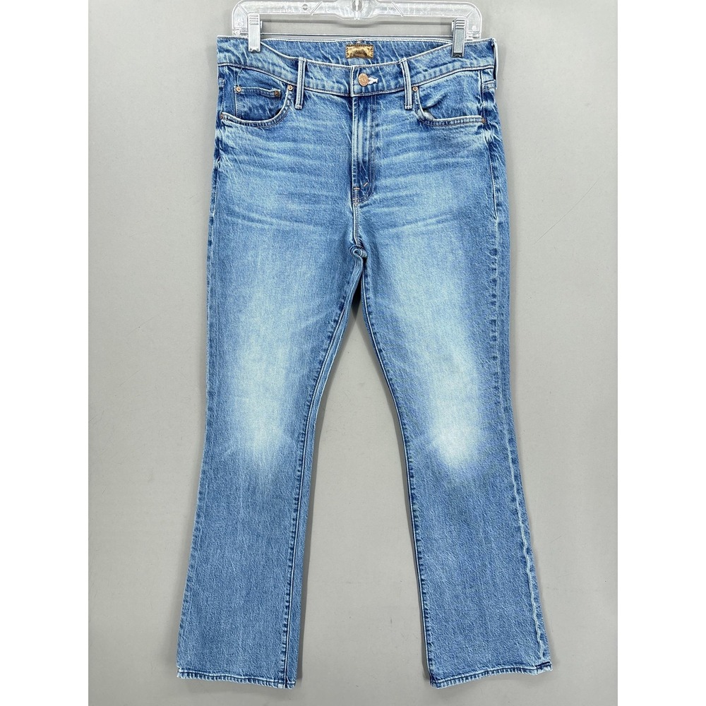 Mother Jeans Womens 29 Blue The Outsider Sneak Bootcut Mid Rise For Sure USA